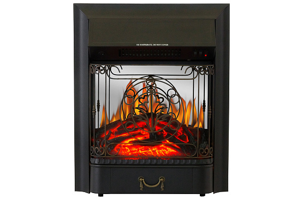 Royal Flame Sorrento с очагом Majestic FX M Black белый дуб_2